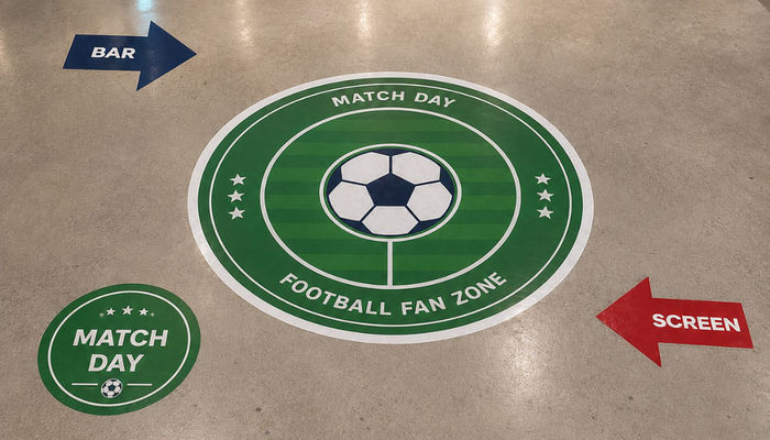 Designing a Floor Sticker for Your Brand image