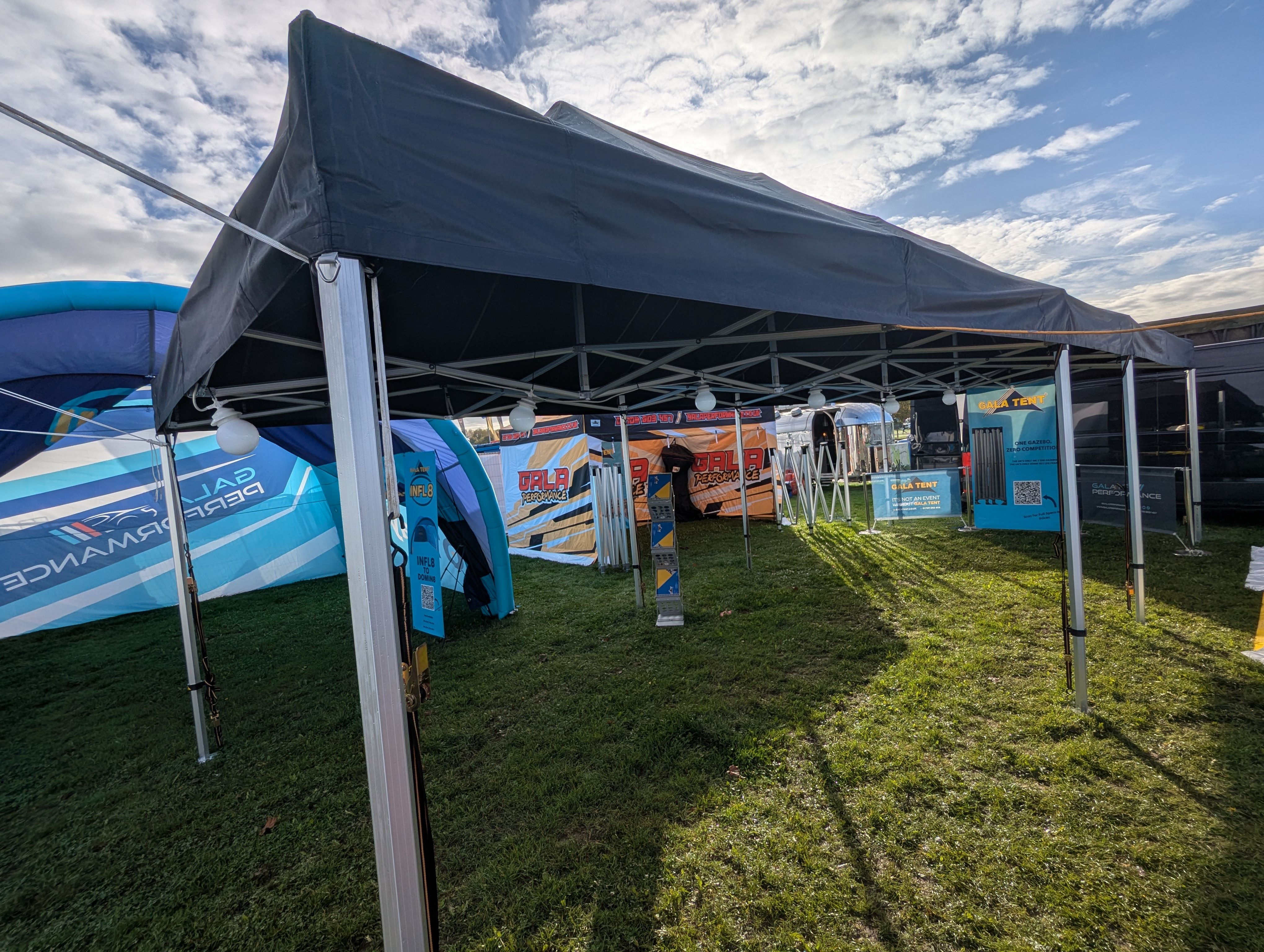 4m x 10m Pro 60 pop-up gazebo set up outdoors