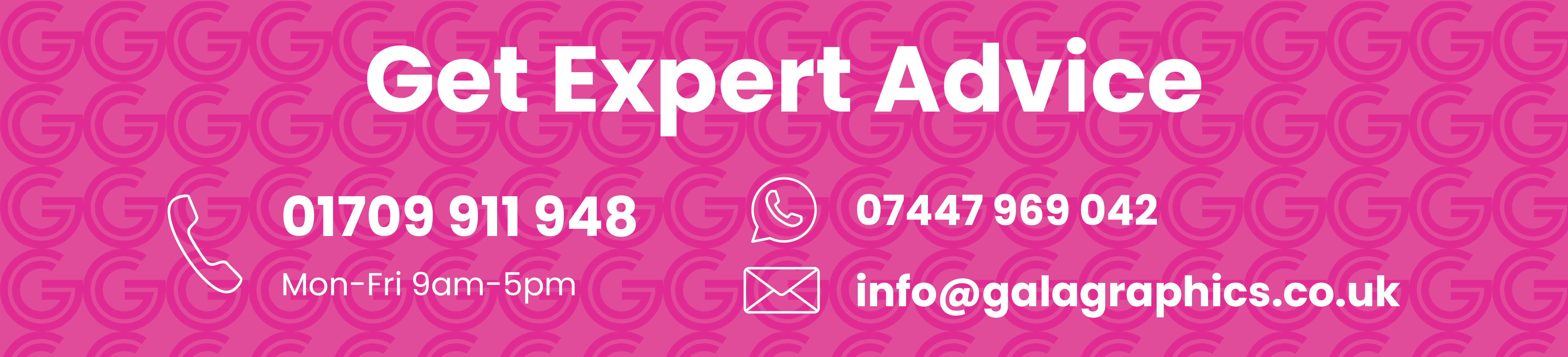 expert advice from Gala graphics