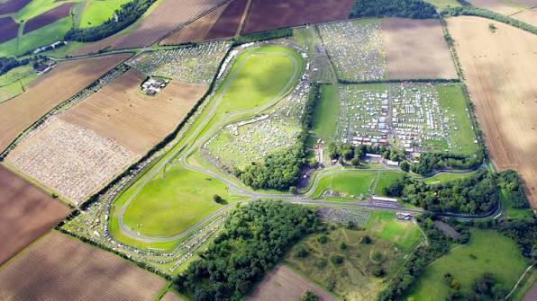 airborne over Cadwell Park