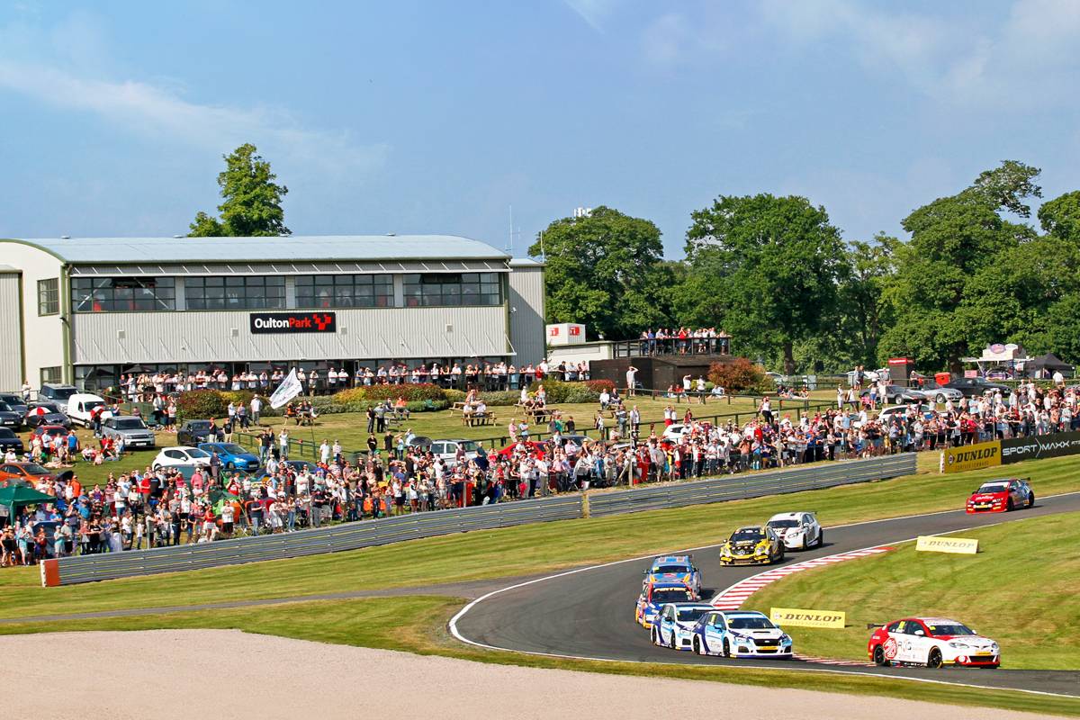 Cascades corner at Oulton Park