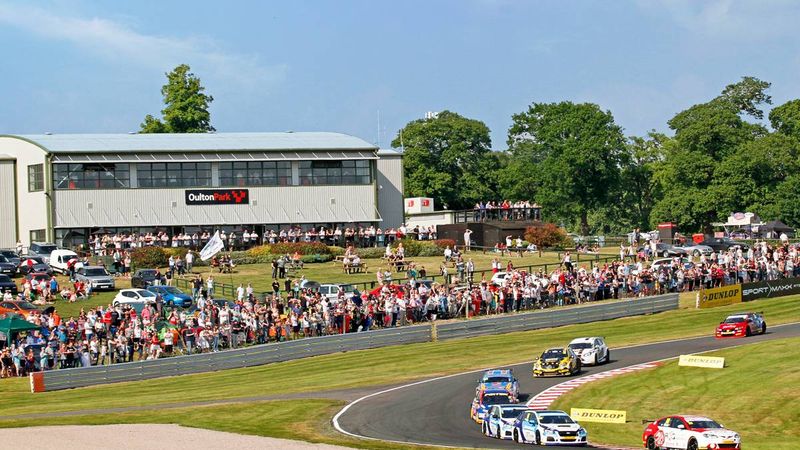 Cascades corner at Oulton Park