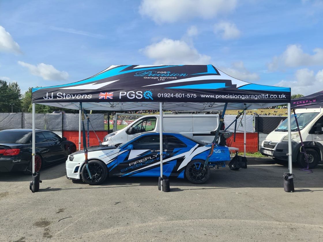 Printed drift team race gazebo