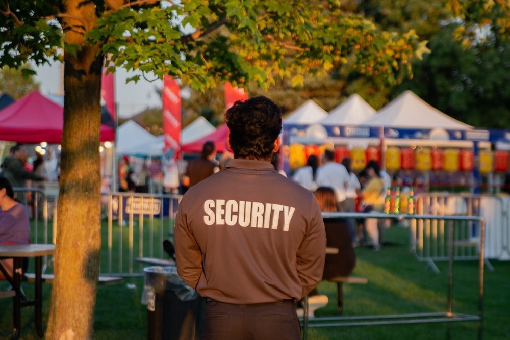 Vouwtenten als standtenten op een festival
