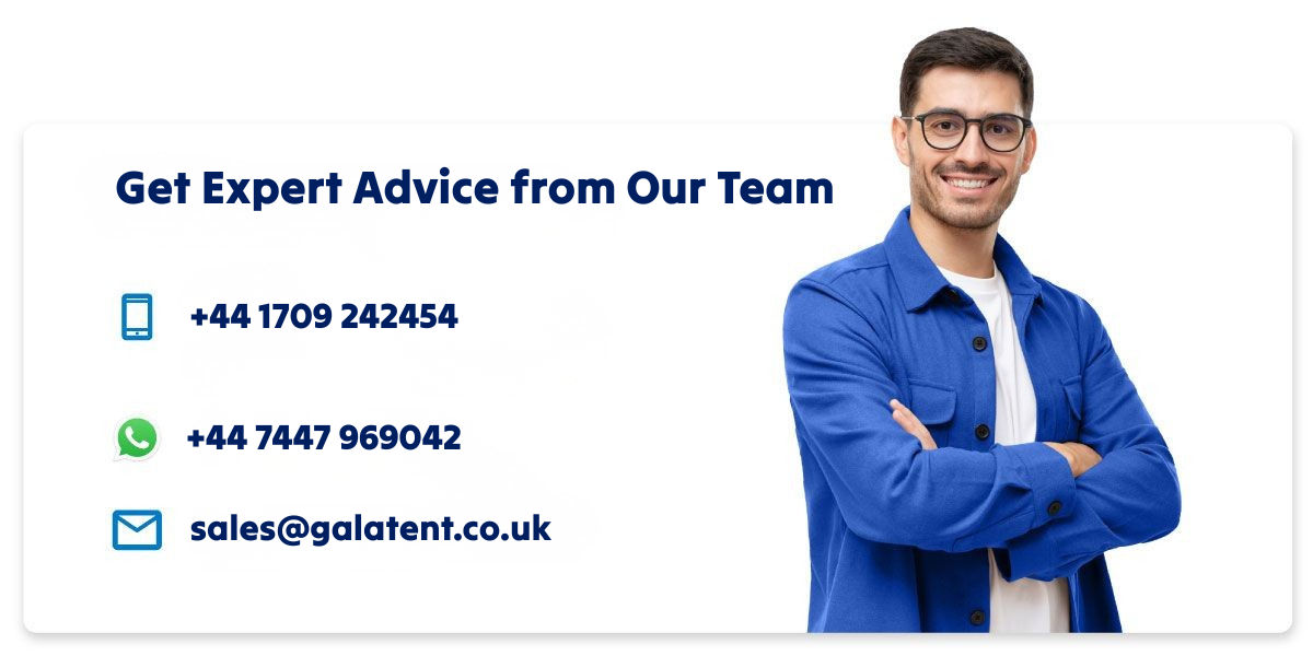 Get expert advice from Gala Tent