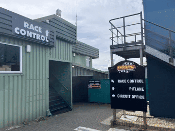 Knockhill Circuit entrance in Fife, Scotland