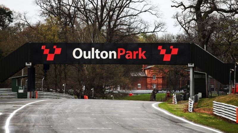 Oulton Park circuit entrance, Little Budworth, Cheshire