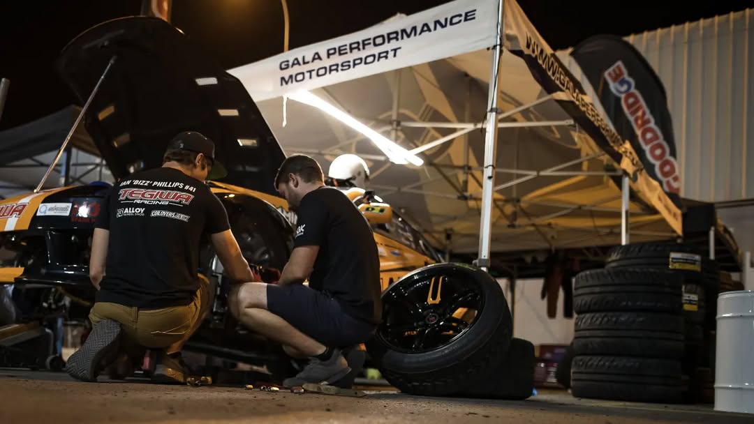 Gala Performance paddock setup at a race circuit