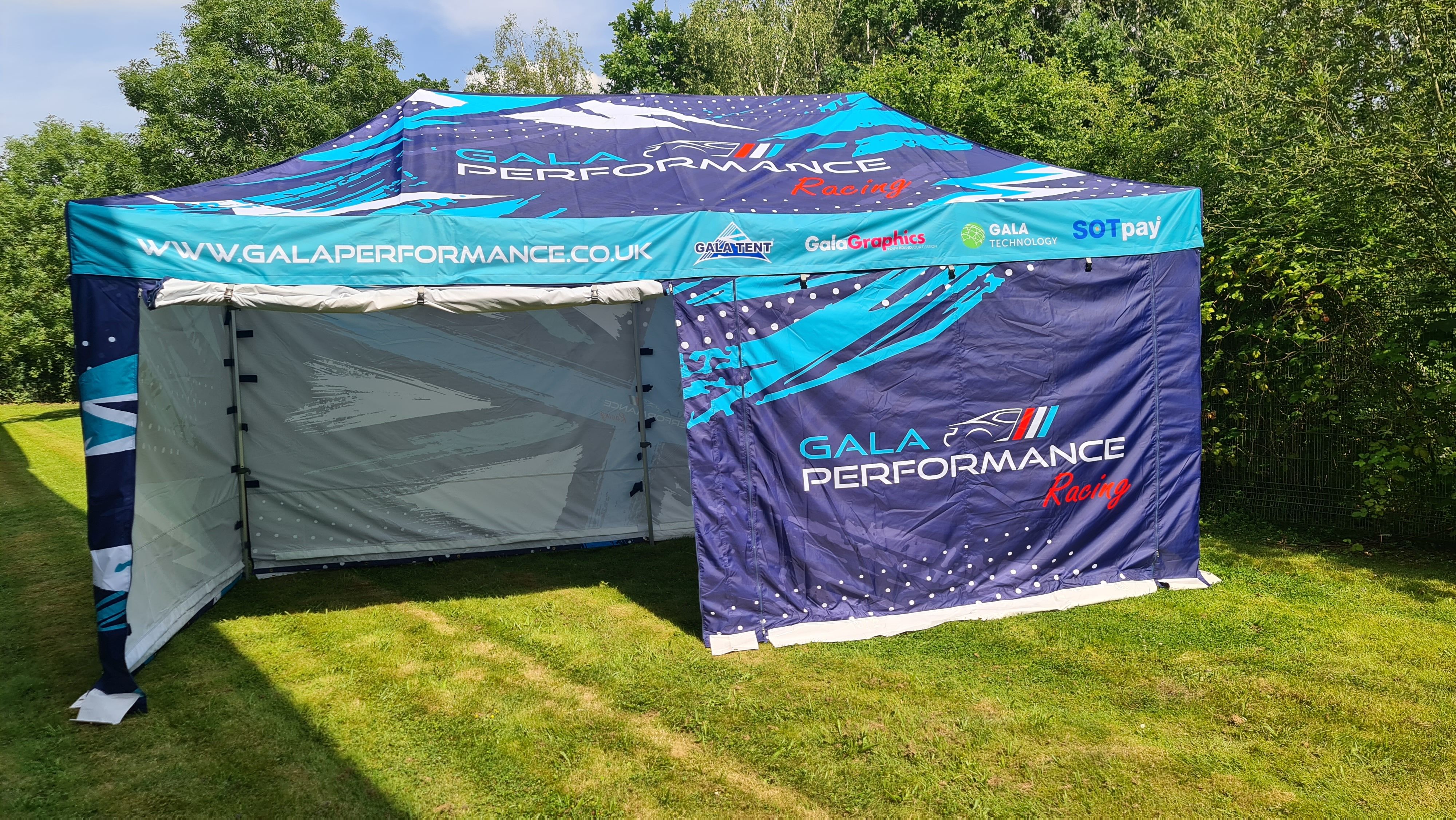 Printed Pro 60 motorsport awning