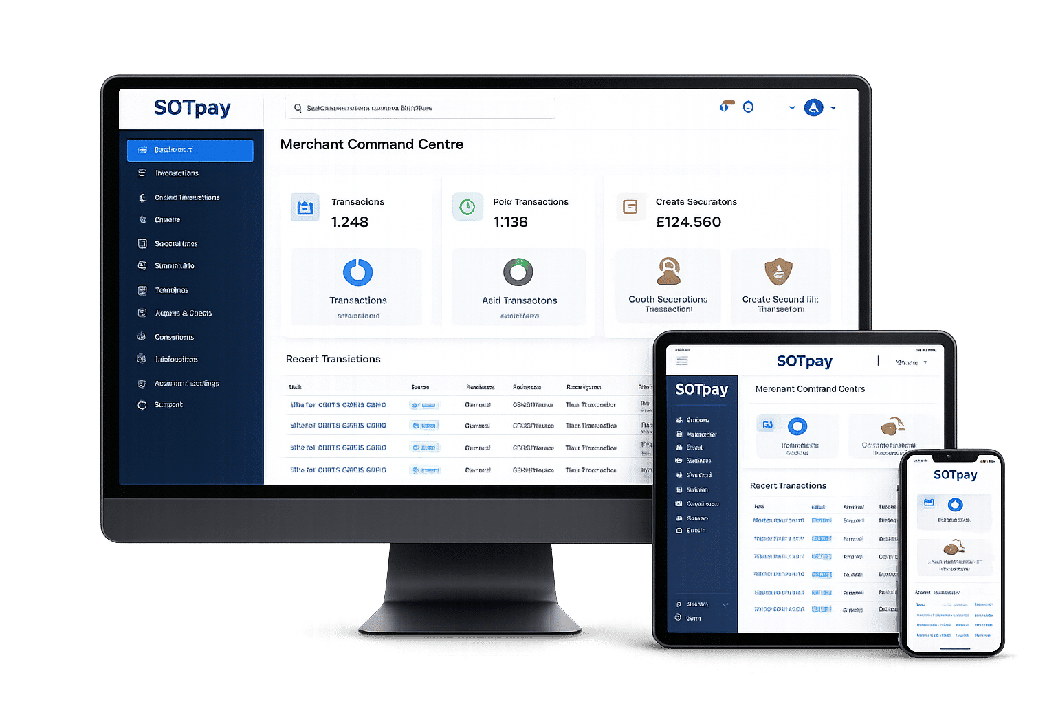 SOTpay Command Centre dashboard