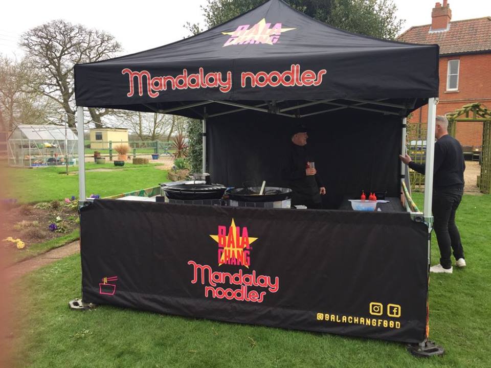 Street food gazebo