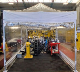 New Transparent and White PVC Gazebo Canopies image